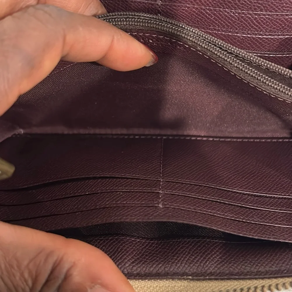 Coach long zippy wallet